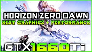 HORIZON ZERO DAWN - GTX 1660 Ti Best Graphics for 60+ FPS [Benchmark]