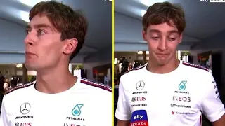 George Russell fights back tears in emotional reaction to Singapore GP crash heartbreak