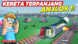 ANTAR PAKET GERBONG KERETA API TERPANJANG MALAH TRAGEDI ANJLOK !! ROLEPLAY GAME KAI - Roblox