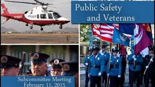 Phoenix City Council Public Safety and Veterans Subcommittee meeting, Feb. 11, 2015