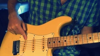 Можно ли играть метал на стратокастере с синглами? stratocaster single coil pickup metall riff