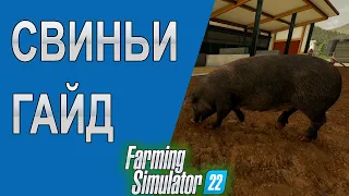 Farming Simulator 22 - 🐷 Свиньи // Как это работает
