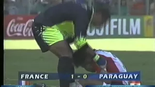 Francia 1 Paraguay 0 (Relato Victor Hugo) Mundial 1998