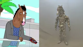 Bojack Horseman - Aluminum Foil Sculpture