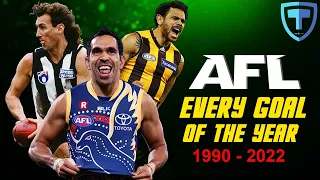 AFL - EVERY GOAL OF THE YEAR WINNER (1990 - 2022)