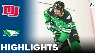 Denver vs North Dakota | NCAA College Hockey | Highlights - December 01, 2023