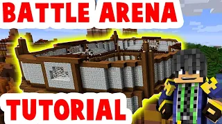 Minecraft : How to build : A Huge PvP Battle Arena