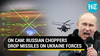 Russia releases dramatic footage of Putin’s choppers dropping missiles on Ukraine troops | Watch