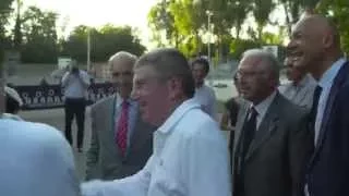 IOC President takes part in festivities marking IOC’s 100 years in Lausanne