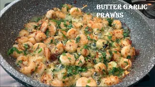 Butter Garlic Prawns | Garlic Prawns | Prawns Recipe | Easy Starter Recipe | Garlic Butter Prawns