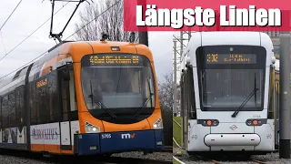 [Top 10] DAS ist die LÄNGSTE Straßenbahnlinie Deutschlands?