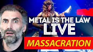 Massacration - Metal Is The Law - singer reaction