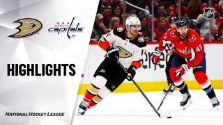 Вашингтон - Анахайм / NHL Highlights | Ducks @ Capitals 11/18/19