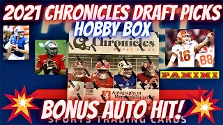 🔥2021 Chronicles Draft Picks Hobby Box - 4 Hits Per Box!🔥  Bonus AUTO HIT!!😛