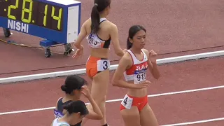 女子200m予選  全日本インカレ陸上2022