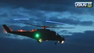 Mi-24 éjszakai lövészet - 2019.04 - Hungary, Mi-24 Night Firing