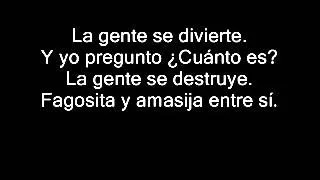 Divididos - La Gente Se Divierte (Con Letra)