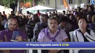 Lago di Como - Dongo - Estrazione Lotteria LarioFest 2011 tutti i premi