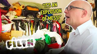 Clothing MAD Hoarder Can't Bear To Part With Her Clothes | Hoarders SOS | FULL EPISODE | Filth
