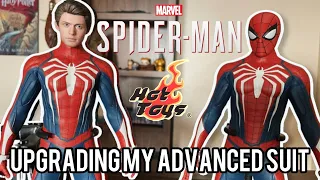 Upgrading My Advanced Suit Spider-Man Hot Hot Toys!