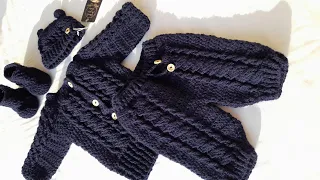 Crochet Baby Dress Set #crochetbabydress #crochetcap #crochetbooties #crochetshirt #babyclothes