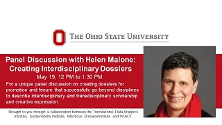 Panel Discussion with Helen Malone: Creating Interdisciplinary Dossiers