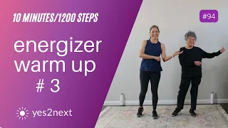 10 Minute Energizer Warm Up | Seniors, beginners