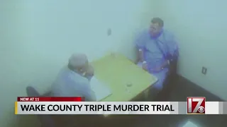 Interrogation video appears to show Wake County capital murder suspect's confession