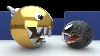 Gold Chain Chomp meets Pacman Noir [Black Monster Pacman]