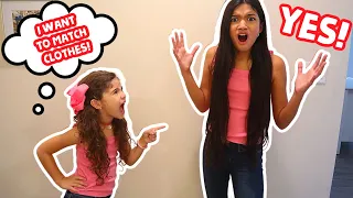 Saying YES to My Little Sister For 24 HOURS! Jasmine and Bella