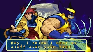 Marvel VS Capcom 1 - Wolverine/Gambit - Expert Difficulty Playthrough