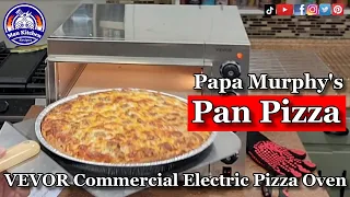 Papa Murphy's Pan Pizza In A VEVOR Commercial Dual Deck Pizza Oven
