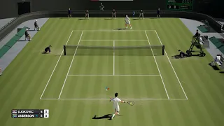 Novak Djokovic vs Kevin Anderson ATP Wimbledon 21/AO International Tennis [1080x60 fps]