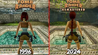 Tomb raider I Remastered VS Original Side by Side Graphics Comparison 4k60fps