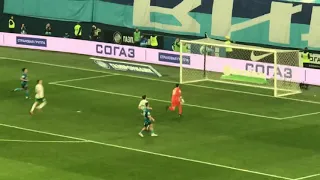 Зенит 4:0 Томь – Гол Шатова