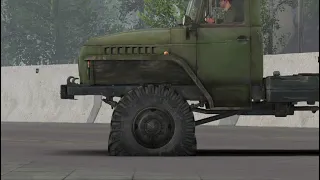 Камаз, Урал, Краз: снижать ли давление в шинах на бездорожье? [Spintires]