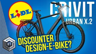 LIDL Crivit X.2 TEST:  Urbanes Discounter E-Bike überrascht (REVIEW)