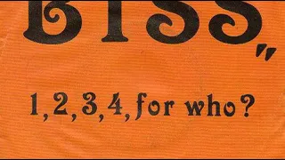 Biss - 1,2,3,4, For Who?  (1982 Belgian Synth-Pop)