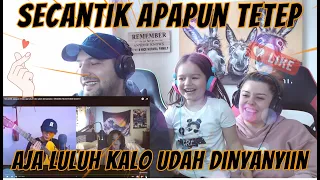 🇮🇩 Secantik apapun tetep aja luluh kalo udah dinyanyiin | SINGING REACTIONS! Pall Family Reaction!!