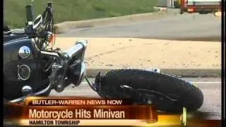 Motorcycle accident in Hamilton Twp.