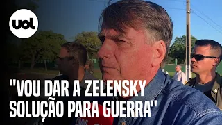 Bolsonaro diz que tem solução para a guerra da Rússia com a Ucrânia