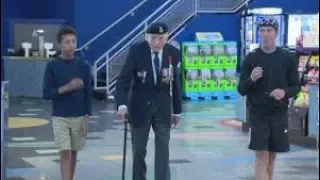 Calgary Veteran Who Survived Dunkirk Causes A Stir At Movie Premiere Reaction