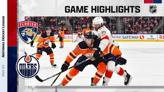 Panthers @ Oilers 1/20/22 | NHL Highlights