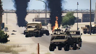 American Sniper vs Insurgents convoy | Convoy Ambush - US Marksman in Action | ARMA 3: Milsim