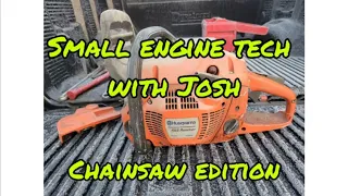 Husqvarna 455 Rancher bar oil troubleshooting. Small Engine Tech with Josh- Chainsaw Edition