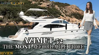 AZIMUT 52 affordable luxury class yacht.For sale in Spain at the lowest price.