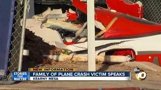 Family of plane crash victim speaks