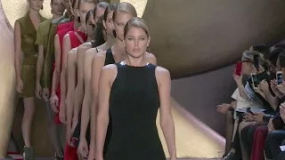Stunning Doutzen Kroes and Lexi Boling on the runway for the Mugler Fashion Show in Paris