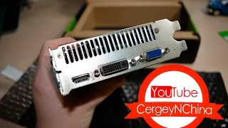 Игровая видеокарта из Китая MAXSUN MS-GTX750Ti Обзор.