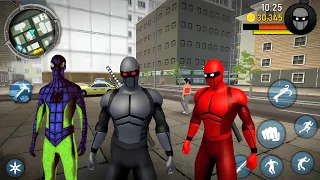 Blue Ninja Spider Rope Crime Mafia City Part #53 - Naw Mission - Android Gameplay.